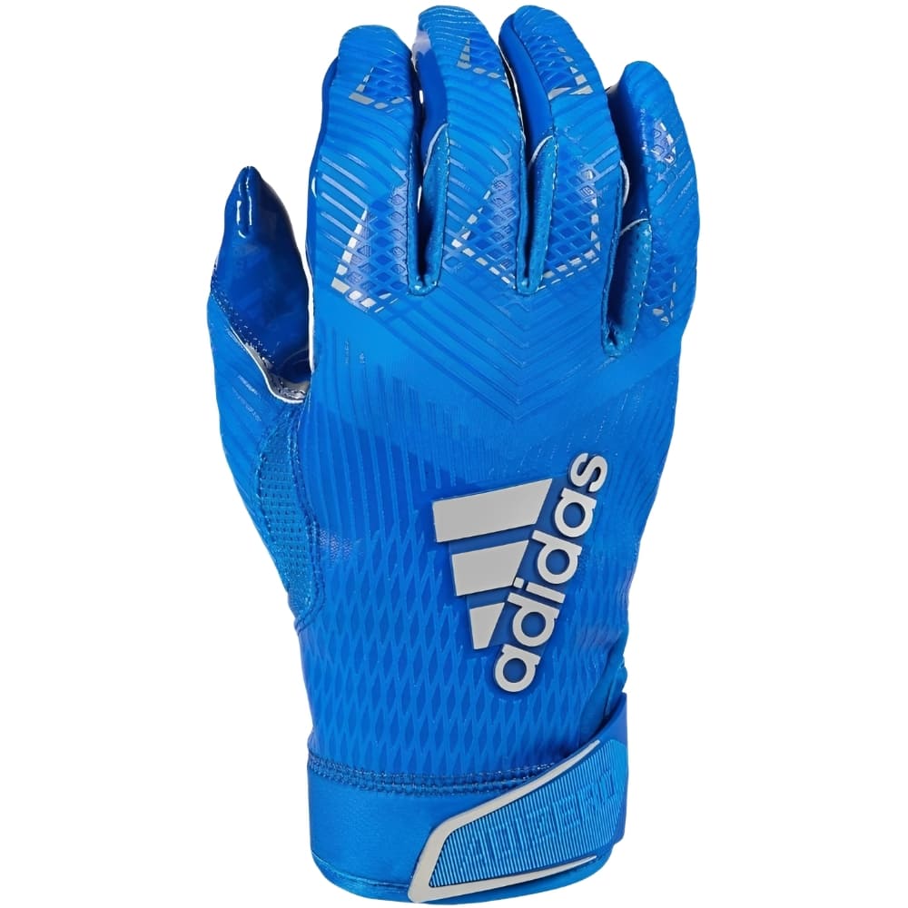 Playmaker Base: American Football Handschuhe Adidas Adizero 8.0 Blau Produktbild