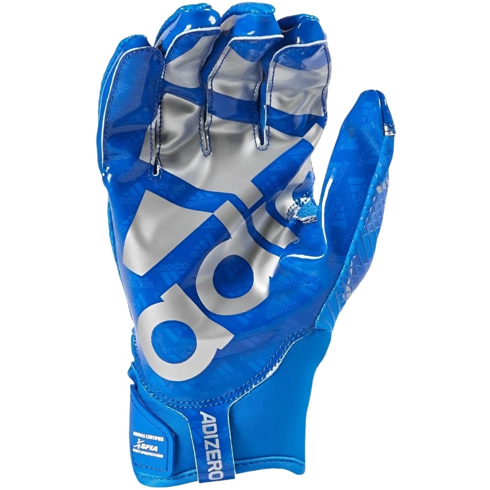 Playmaker Base: American Football Handschuhe Adidas Adizero 8.0 Blau Produktbild 1