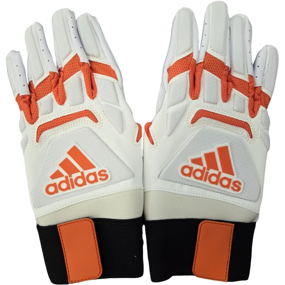 PlaymakerBase: American Football Handschuhe Adidas Freak Max 2.0 Weiß-Orange Produktbild