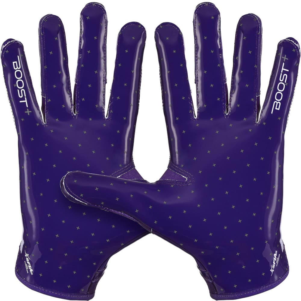God of Cards: American Football Handschuhe Grip Boost Solid Stealth 6 Boost+ Purple Produktbild 1