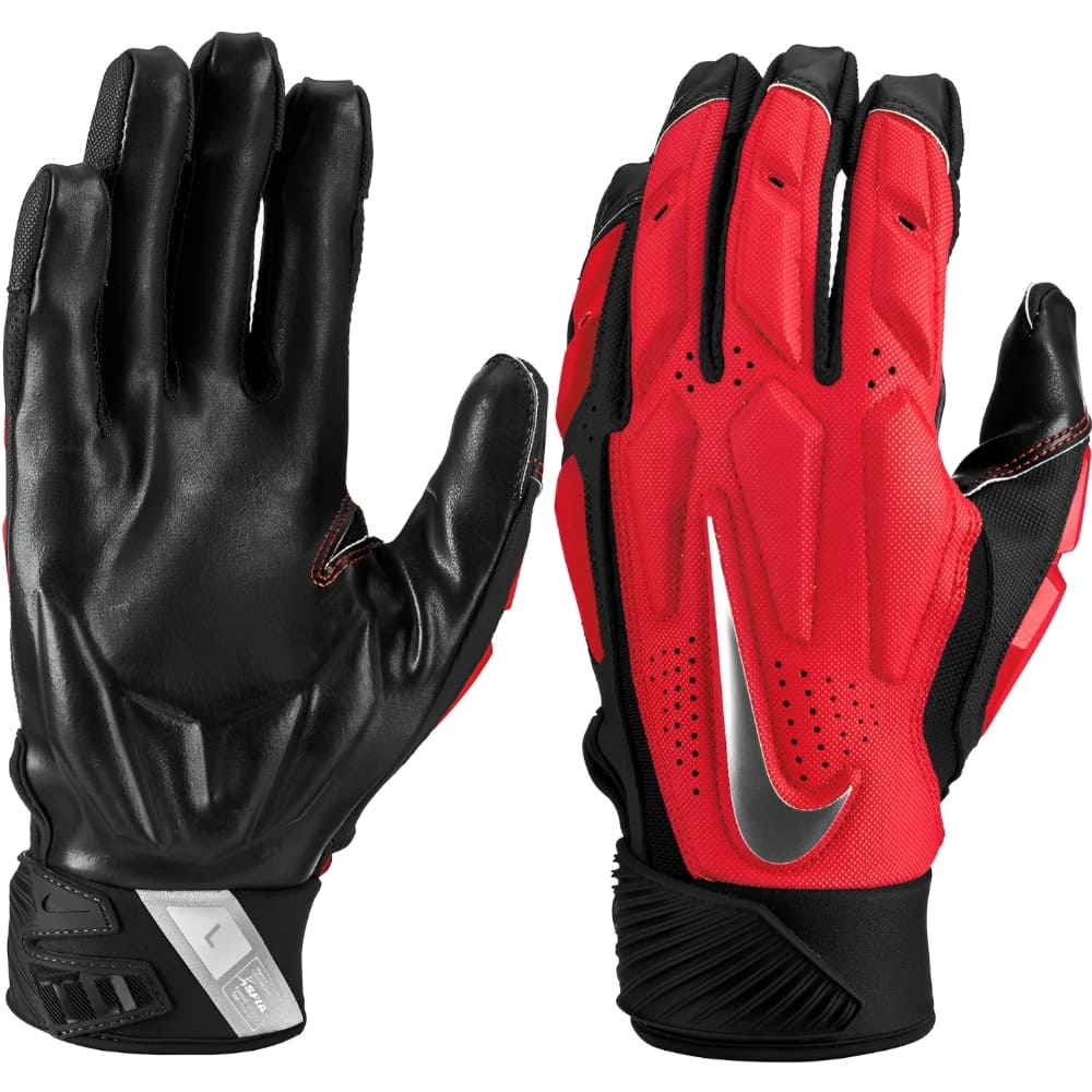 Playmaker Base: American Football Handschuhe Nike D-Tack 6.0 Rot Produktbild