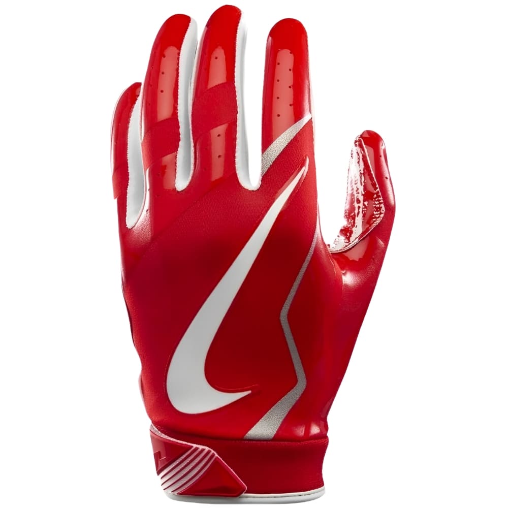 Playmaker Base: American Football Handschuhe Nike Vapor Jet 4 Rot Produktbild