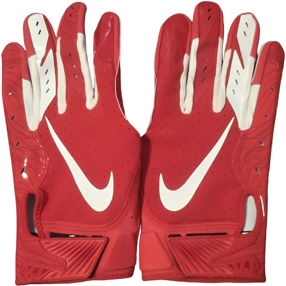 Playmaker Base: American Football Handschuhe Nike Vapor Jet 5.0 Rot Produktbild