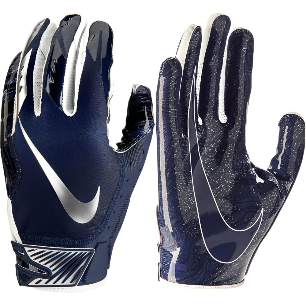Playmaker Base: American Football Handschuhe Nike Vapor Jet 5.0 Lila-Chrome Produktbild