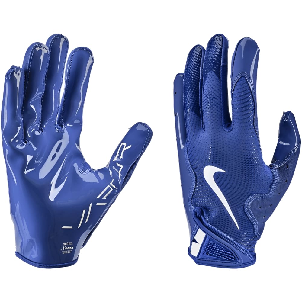 Playmaker Base: American Football Handschuhe Nike Vapor Jet 8.0 Blau Produktbild