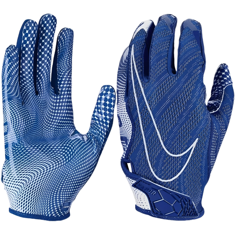Playmaker Base: American Football Handschuhe Nike Vapor Knit 3.0 Blau Produktbild