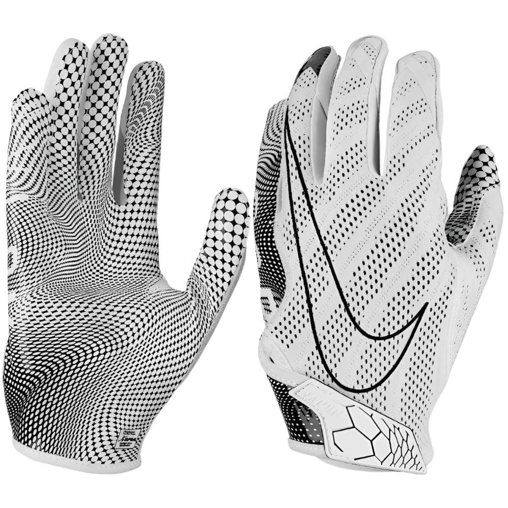 Playmaker Base: American Football Handschuhe Nike Vapor Knit 3.0 Weiß Produktbild