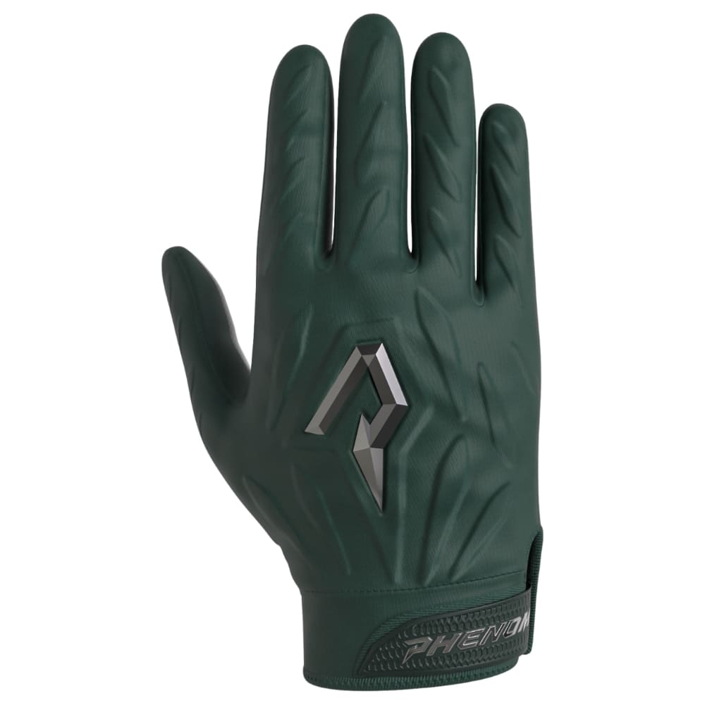 Playmaker Base: American Football Handschuhe Phenom Elite Quantum Fierce Padded Adult Dunkelgrün Produktbild