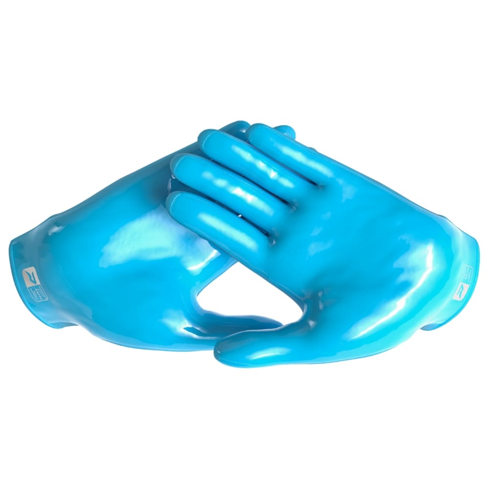 Playmaker Base: American Football Handschuhe Phenom Elite Quantum Fierce Padded Adult Kolumbia-Blau Produktbild 1