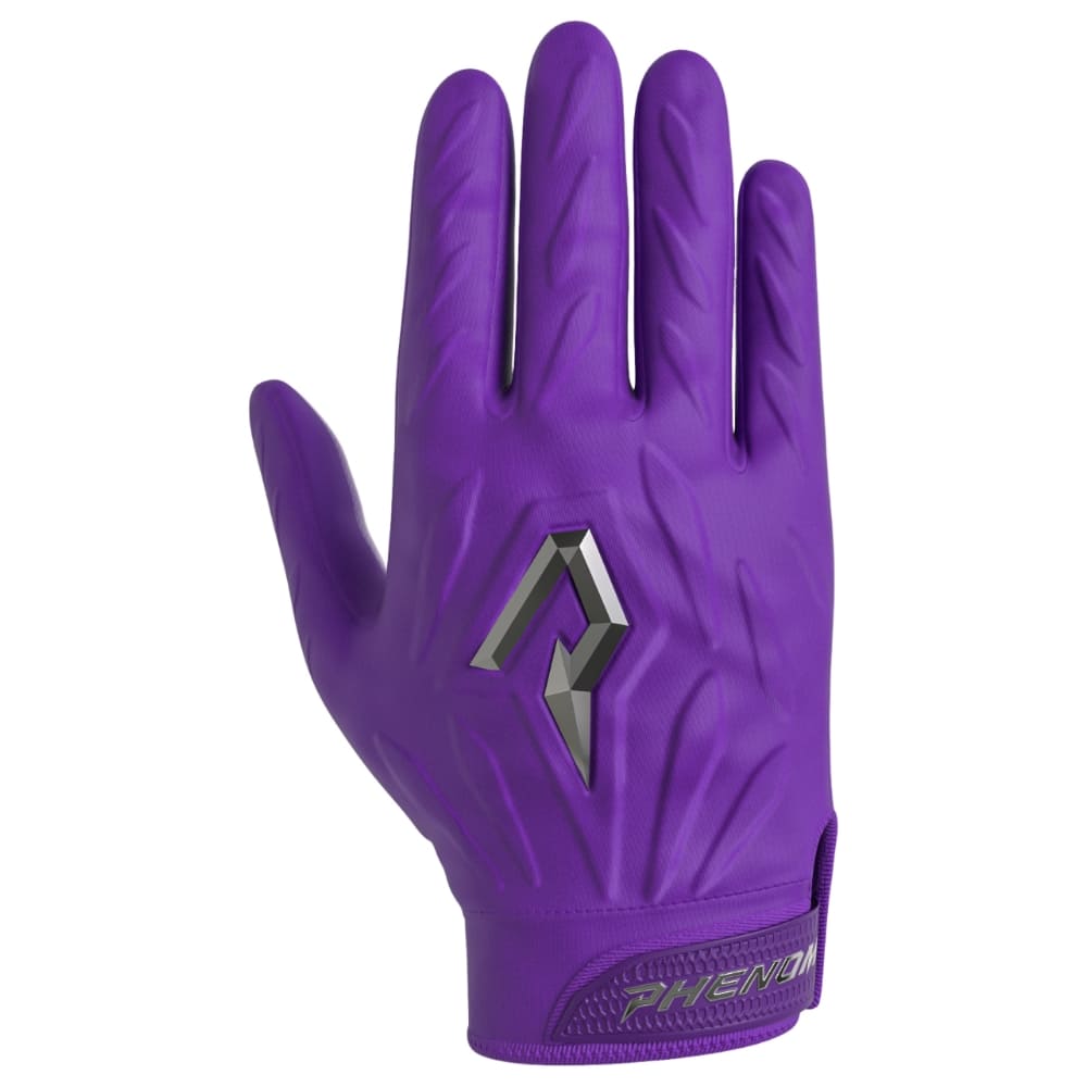 Playmaker Base: American Football Handschuhe Phenom Elite Quantum Fierce Padded Adult Lila Produktbild