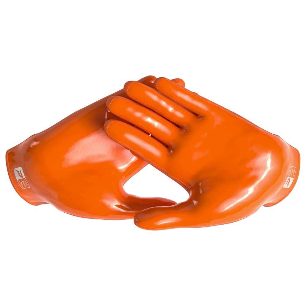 Playmaker Base: American Football Handschuhe Phenom Elite Quantum Fierce Padded Adult Orange Produktbild 1