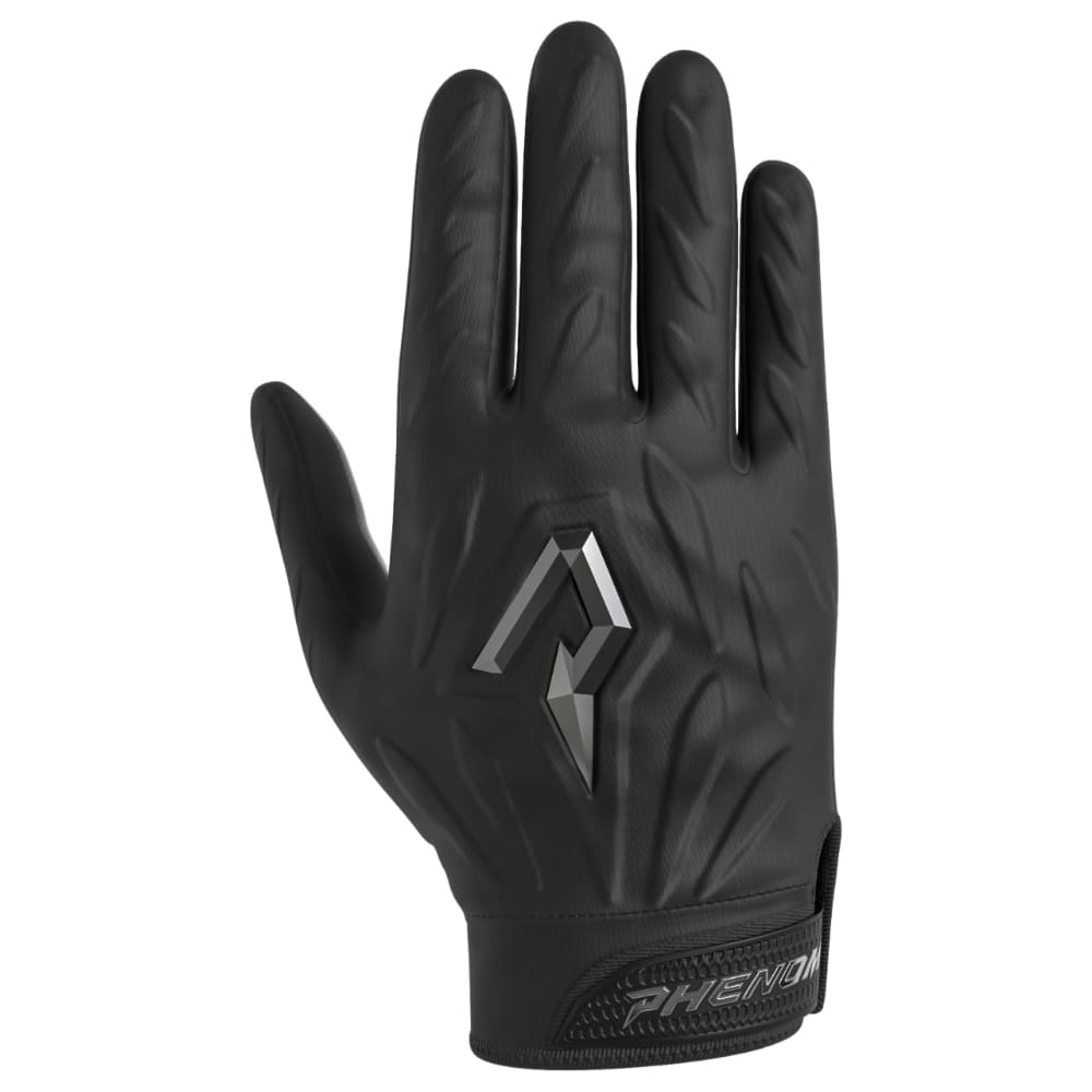 Playmaker Base: American Football Handschuhe Phenom Elite Quantum Fierce Padded Adult Schwarz Produktbild