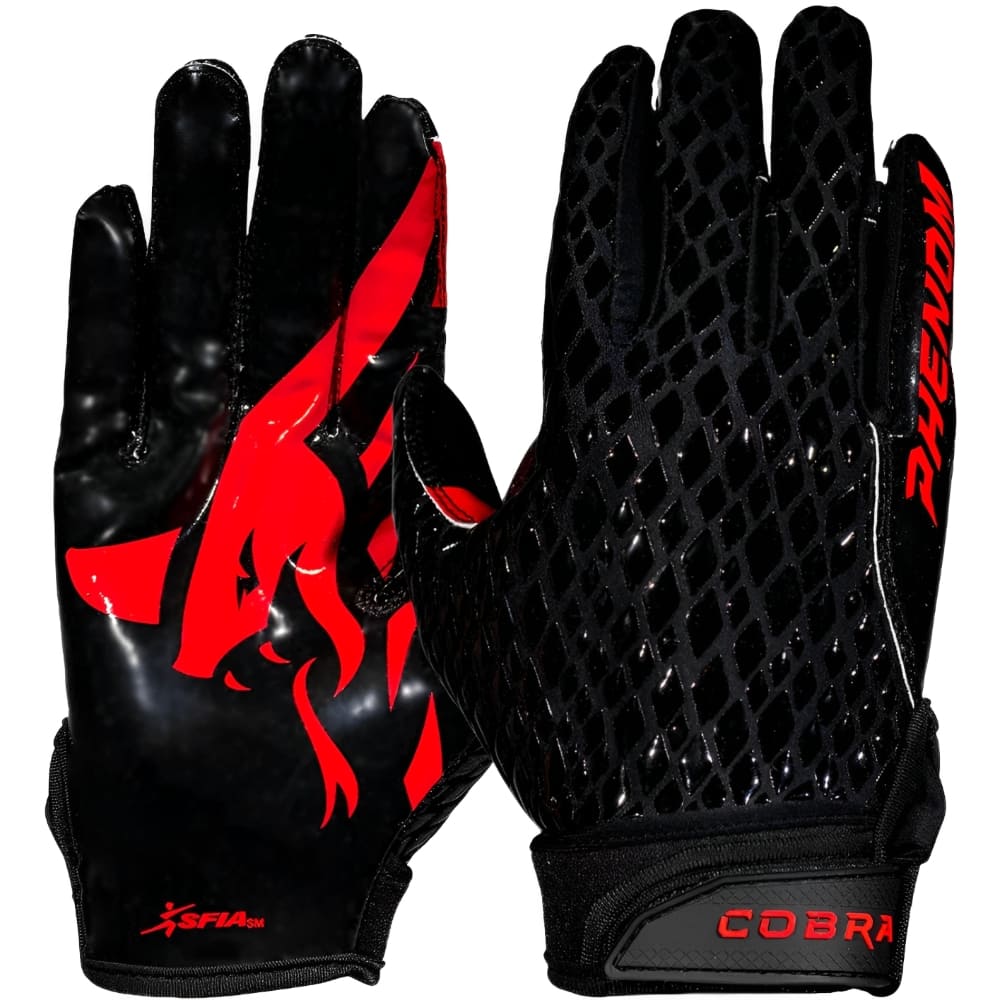 Playmaker Base: American Football Handschuhe Phenom Elite VPS4 Black Cobra Skin Produktbild