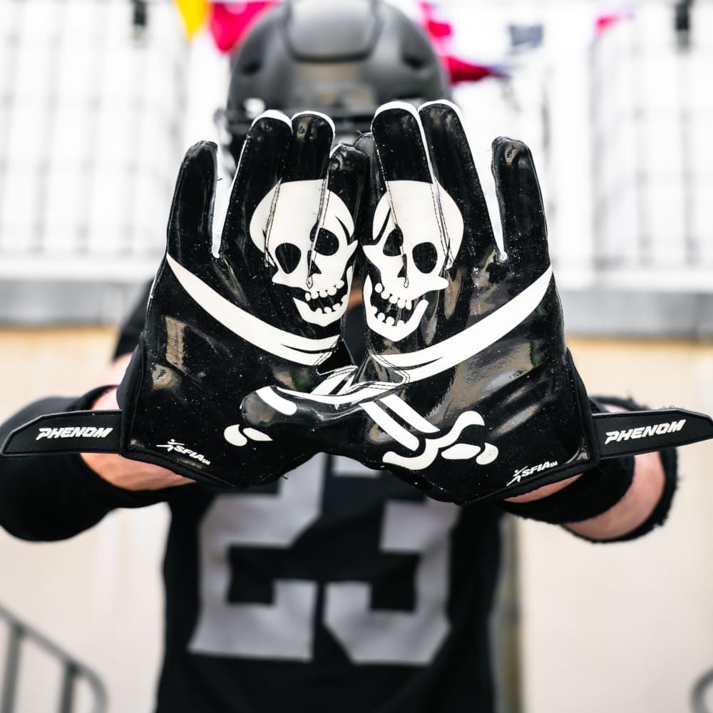 Playmaker Base: American Football Handschuhe Phenom Elite VPS5 Jolly Roger Produktbild 4