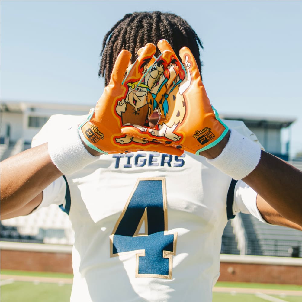 Playmaker Base: American Football Handschuhe Phenom Elite VPS5 The Flintstones Bedrock Blitz Produktbild 5