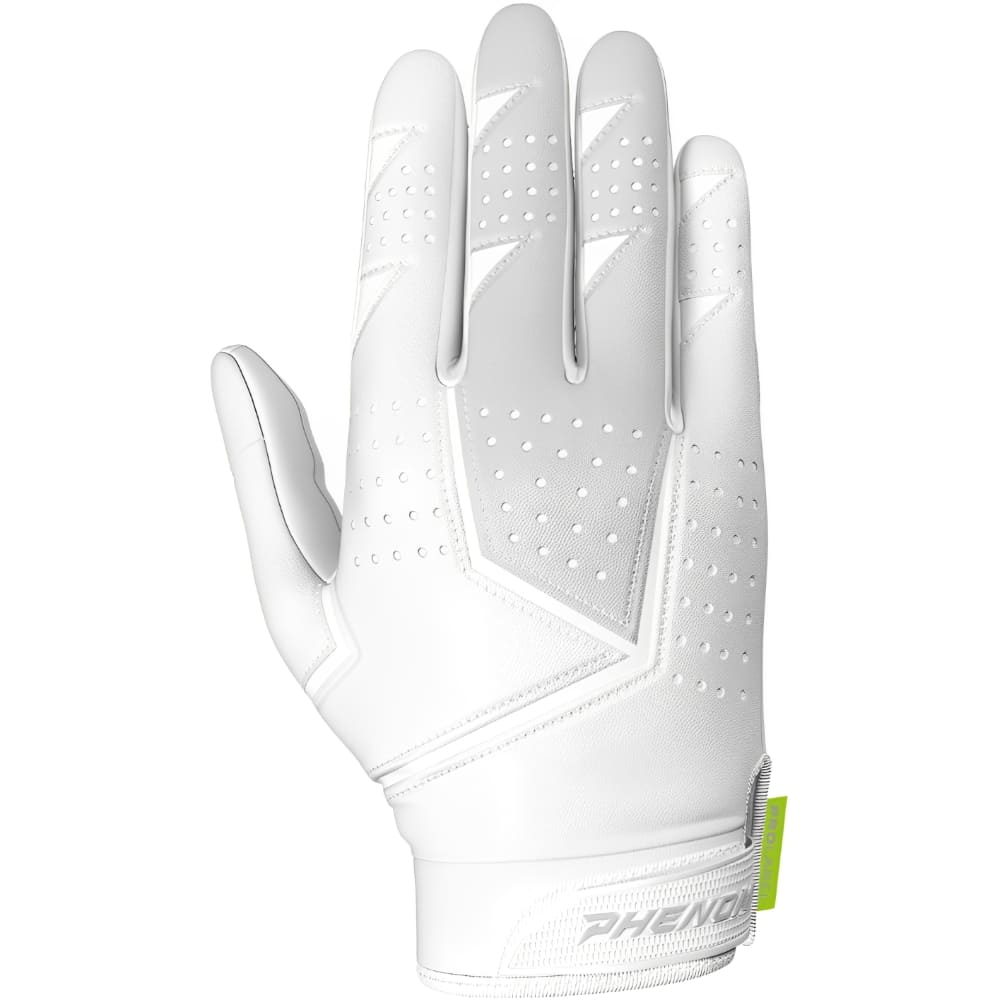 Playmaker Base: American Football Handschuhe Phenom Elite Vapor-Fusion Weiß & Grau Produktbild