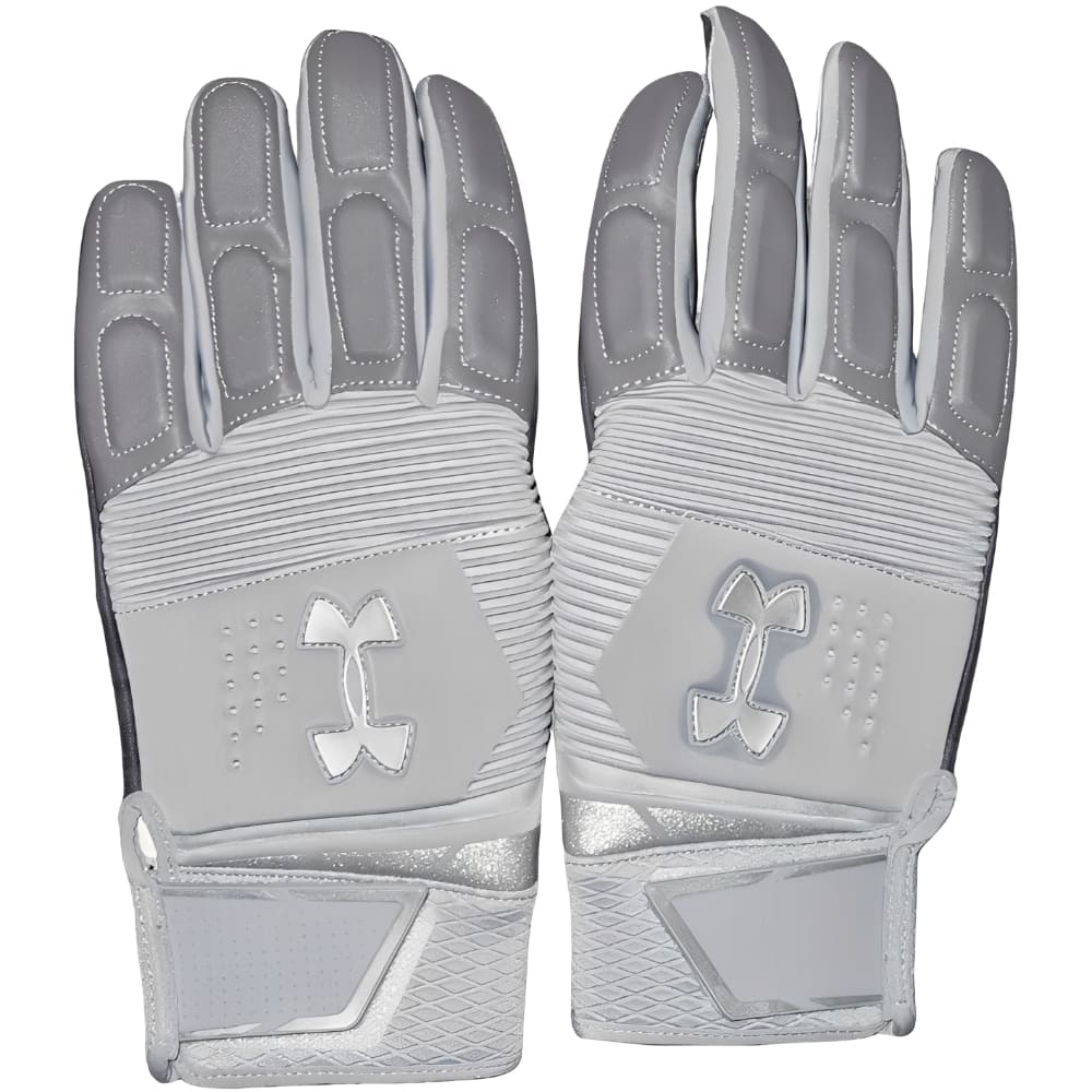 Playmaker Base: American Football Handschuhe Under Armour Combat Grau Produktbild