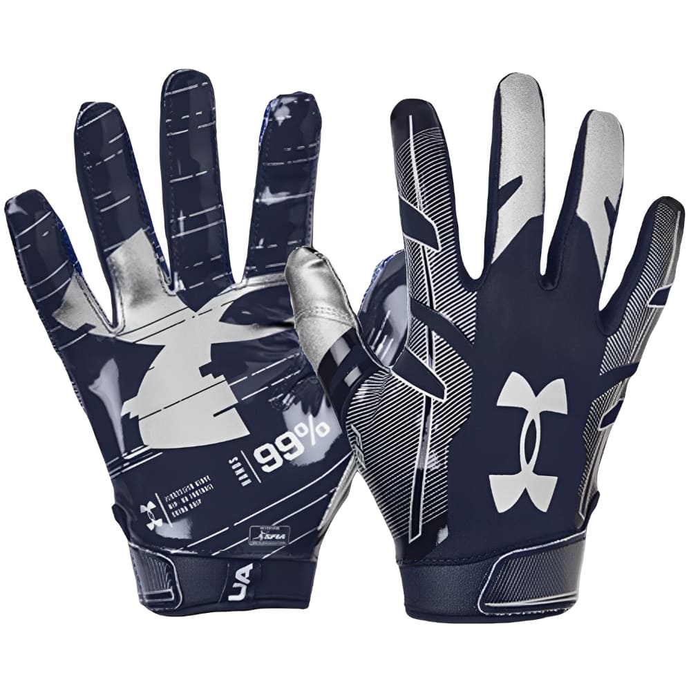 Playmaker Base: American Football Handschuhe Under Armour F8 Navy Produktbild