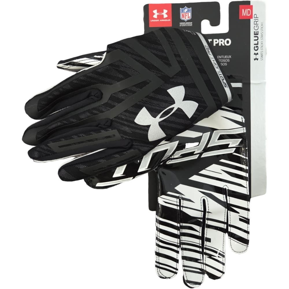 Playmaker Base: American Football Handschuhe Under Armour Spotlight Pro Schwarz Produktbild 1