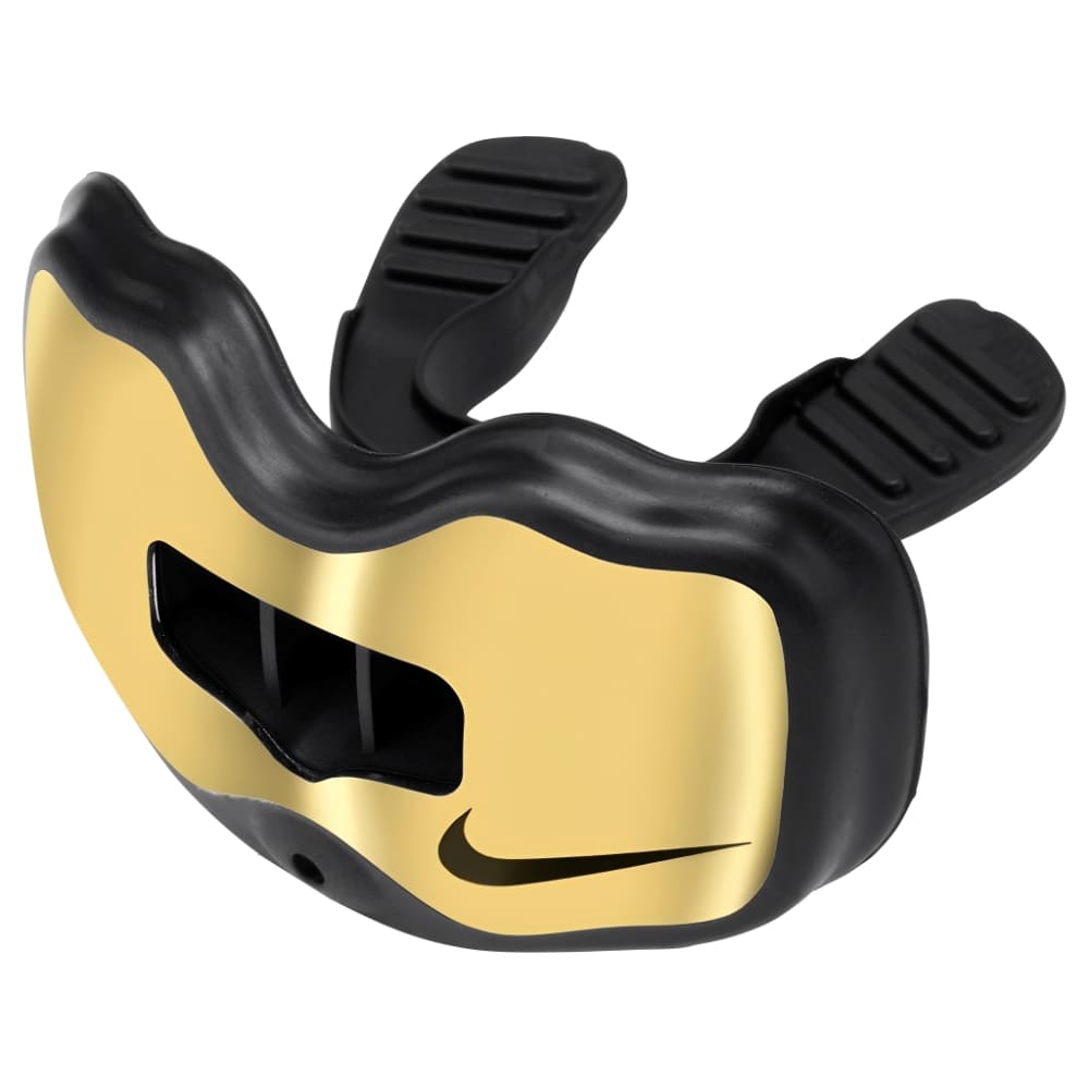 Playmaker Base: American Football Mundschutz Nike Alpha Elite Lip Protector 2.0 Gold/Schwarz Produktbild