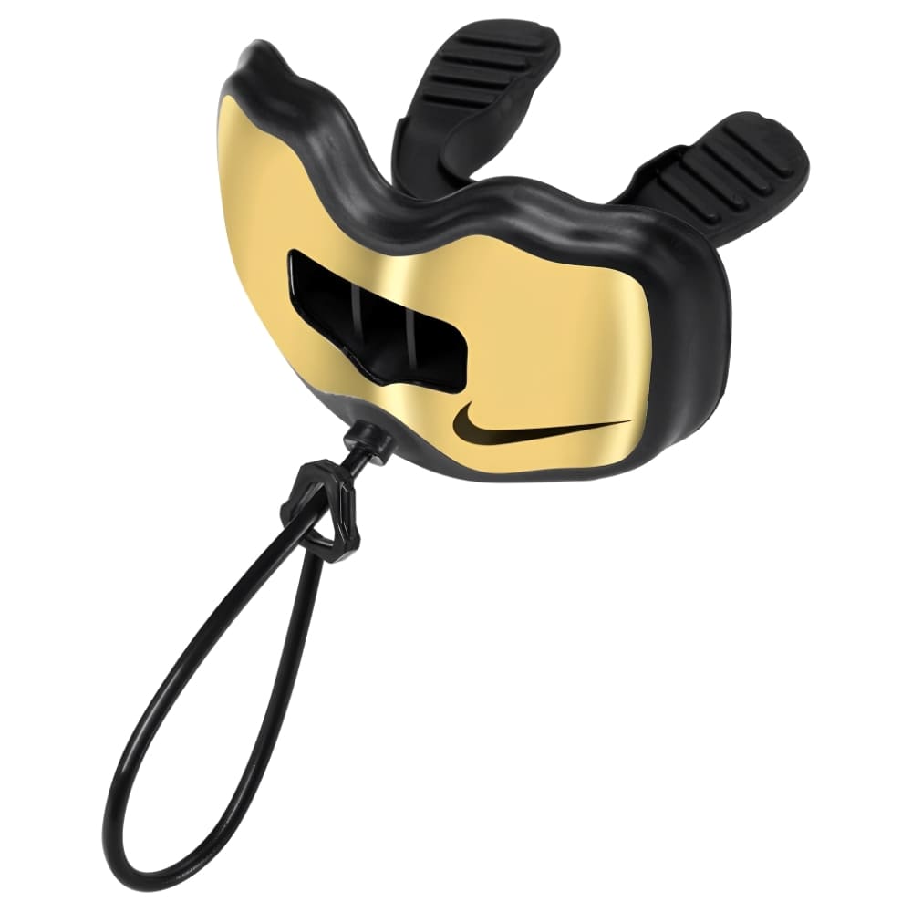 Playmaker Base: American Football Mundschutz Nike Alpha Elite Lip Protector 2.0 Gold/Schwarz Produktbild 1