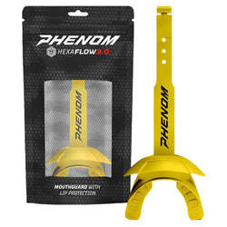 Playmaker Base: American Football Mundschutz Phenom Elite "Hexa Flow" 3.0 Gelb Produktbild