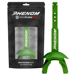 Playmaker Base: American Football Mundschutz Phenom Elite "Hexa Flow" 3.0 Kelly-Grün Produktbild