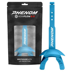 Playmaker Base: American Football Mundschutz Phenom Elite "Hexa Flow" 3.0 Kolumbia-Blau Produktbild