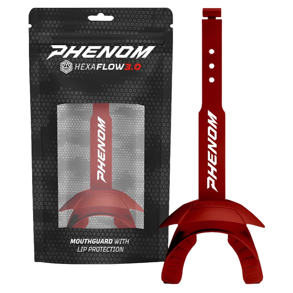 Playmaker Base: American Football mouthguard Phenom Elite "Hexa Flow" 3.0 Maroon product image