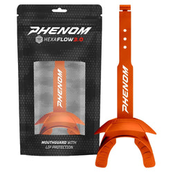 Playmaker Base: American Football Mundschutz Phenom Elite "Hexa Flow" 3.0 Orange Produktbild