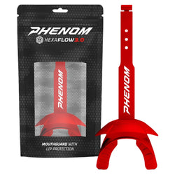 Playmaker Base: American Football Mundschutz Phenom Elite "Hexa Flow" 3.0 Rot Produktbild