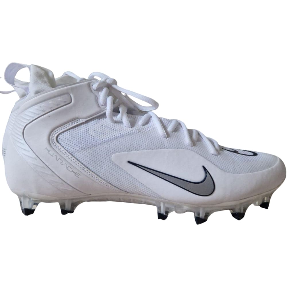 Playmaker Base: American Football Schuhe Nike Alpha Huarache 8 Elite Weiß Produktbild