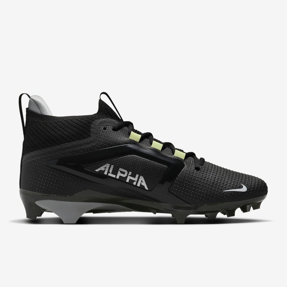 Playmaker Base: American Football Schuhe Nike Alpha Menace 4 Elite Schwarz-Neon Produktbild 1
