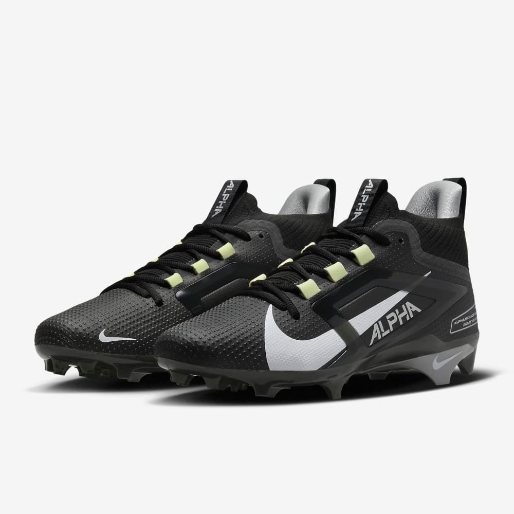 Playmaker Base: American Football Schuhe Nike Alpha Menace 4 Elite Schwarz-Neon Produktbild 3