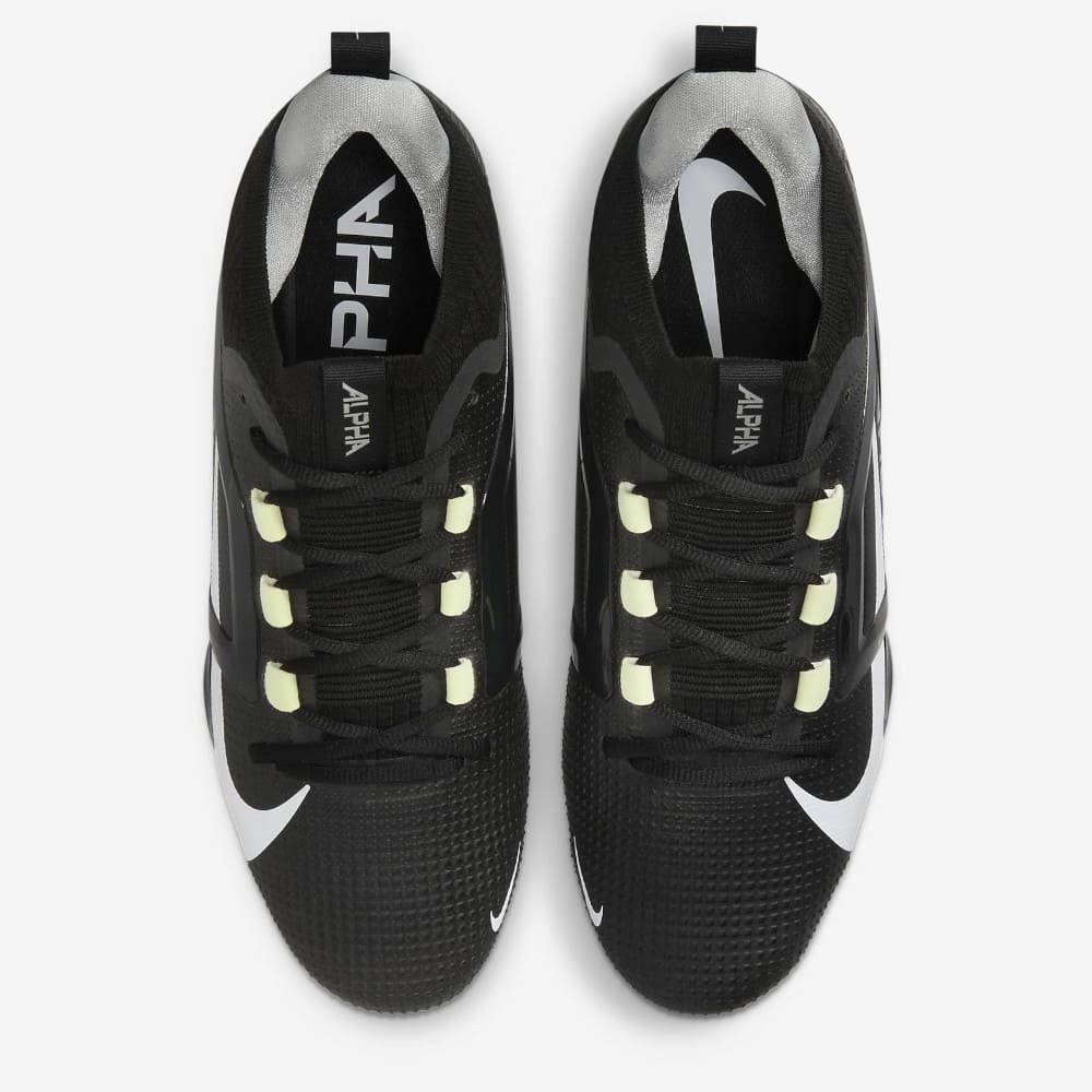 Playmaker Base: American Football Schuhe Nike Alpha Menace 4 Elite Schwarz-Neon Produktbild 2
