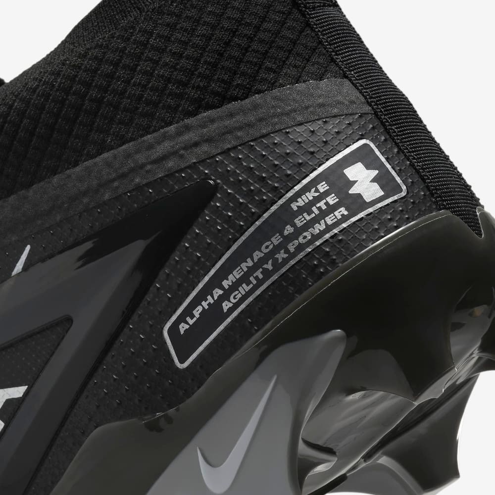 Playmaker Base: American Football Schuhe Nike Alpha Menace 4 Elite Schwarz-Neon Produktbild 8