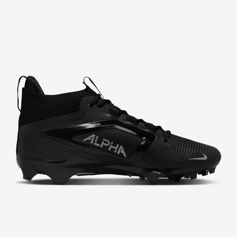 Playmaker Base: American Football Schuhe Nike Alpha Menace 4 Elite Schwarz Produktbild 1