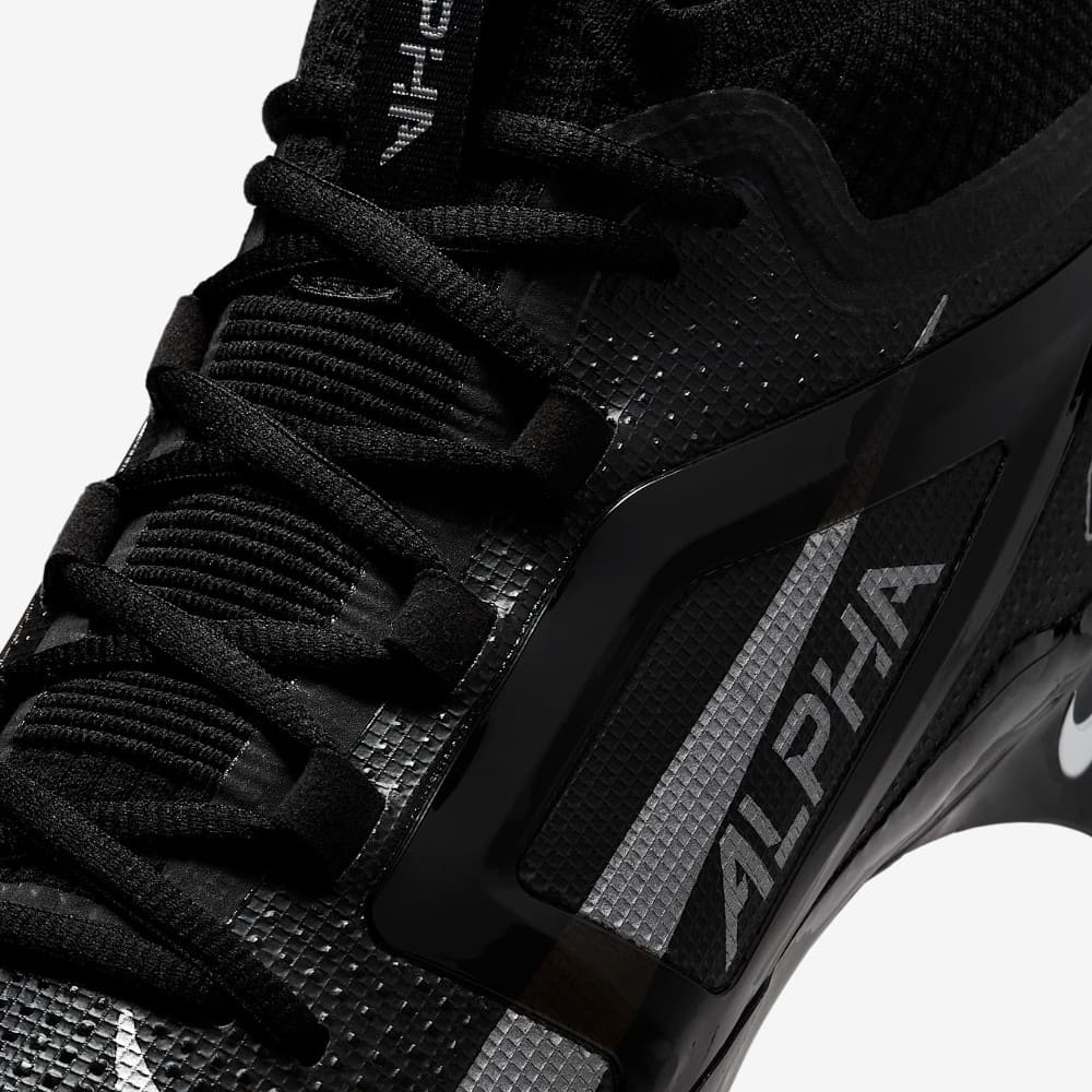 Playmaker Base: American Football Schuhe Nike Alpha Menace 4 Elite Schwarz Produktbild 7