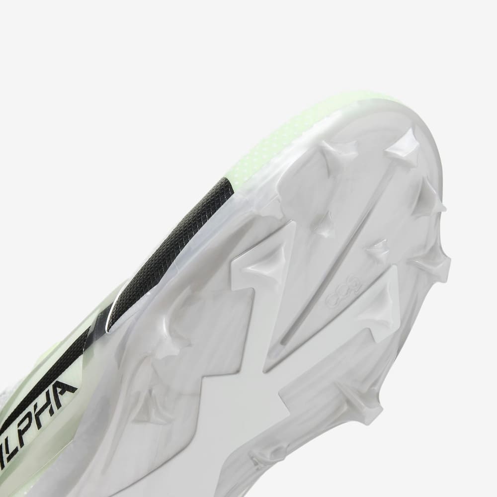 Playmaker Base: American Football Schuhe Nike Alpha Menace 4 Elite Weiß-Neon Produktbild 6