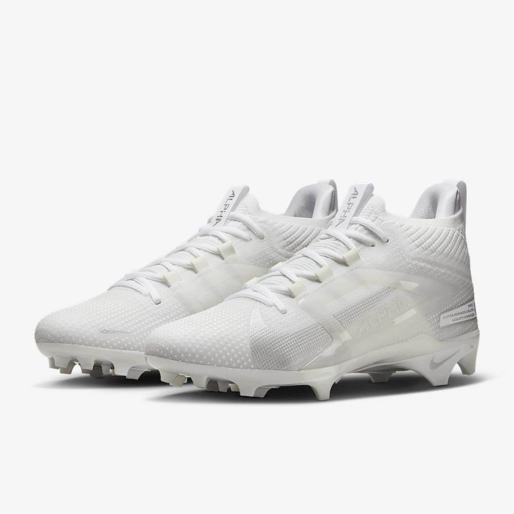 Playmaker Base: American Football Schuhe Nike Alpha Menace 4 Elite Weiß Produktbild 2