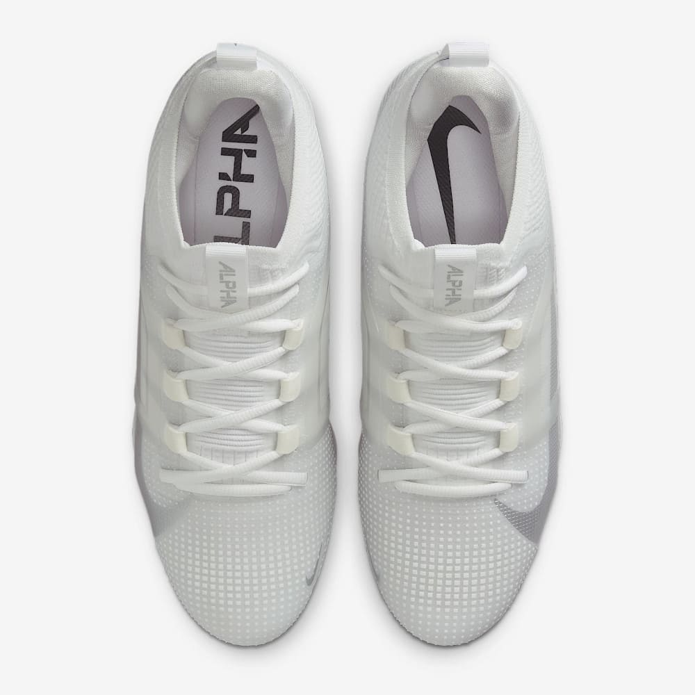 Playmaker Base: American Football Schuhe Nike Alpha Menace 4 Elite Weiß Produktbild 3