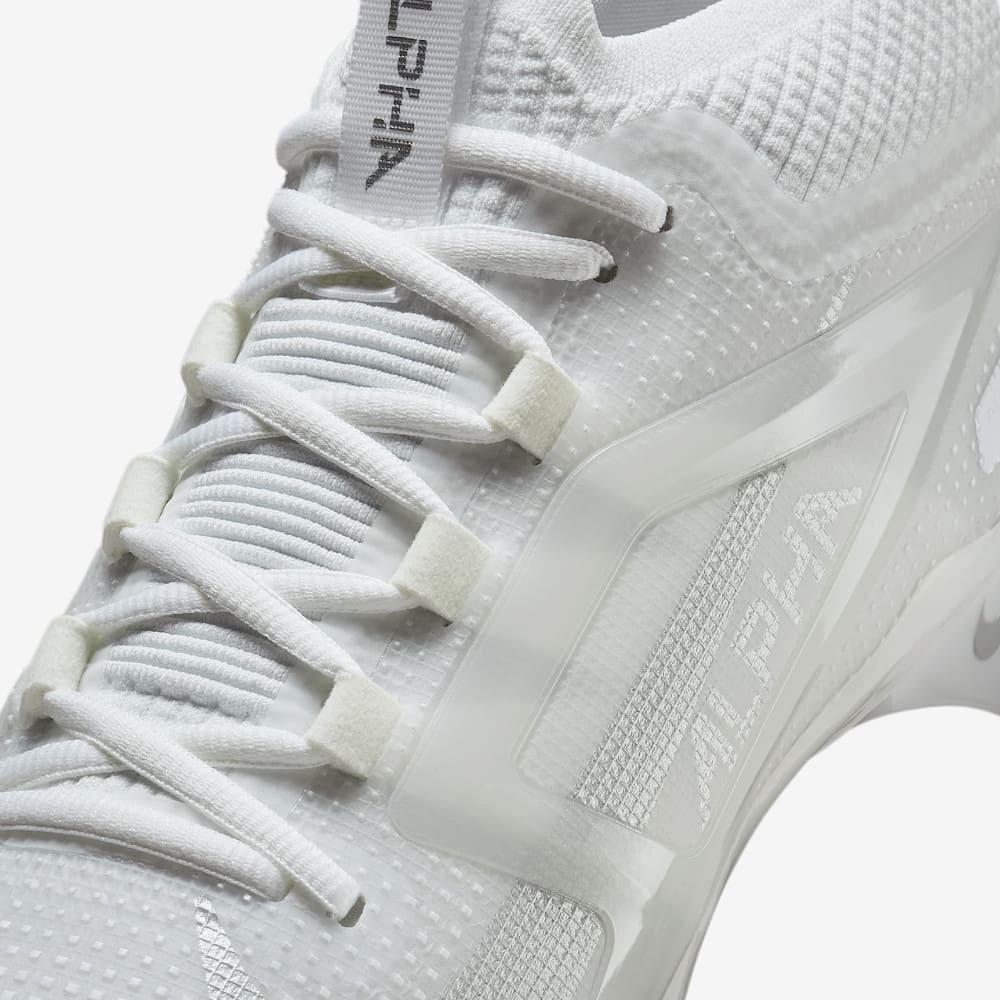 Playmaker Base: American Football Schuhe Nike Alpha Menace 4 Elite Weiß Produktbild 7