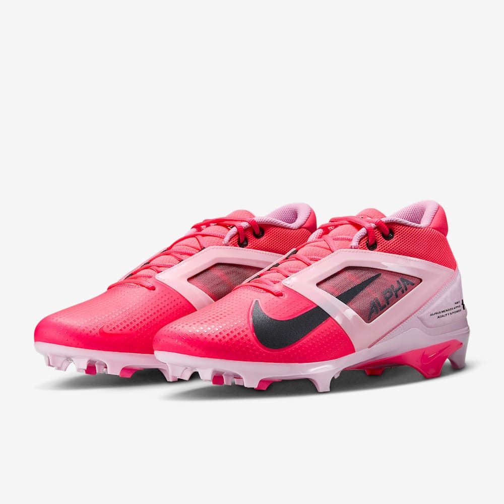 Playmaker Base: American Football Schuhe Nike Alpha Menace 4 Pro Pink Produktbild 2