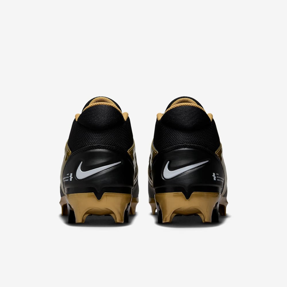 Playmaker Base: American Football Schuhe Nike Alpha Menace 4 Pro Schwarz-Gold Produktbild 4
