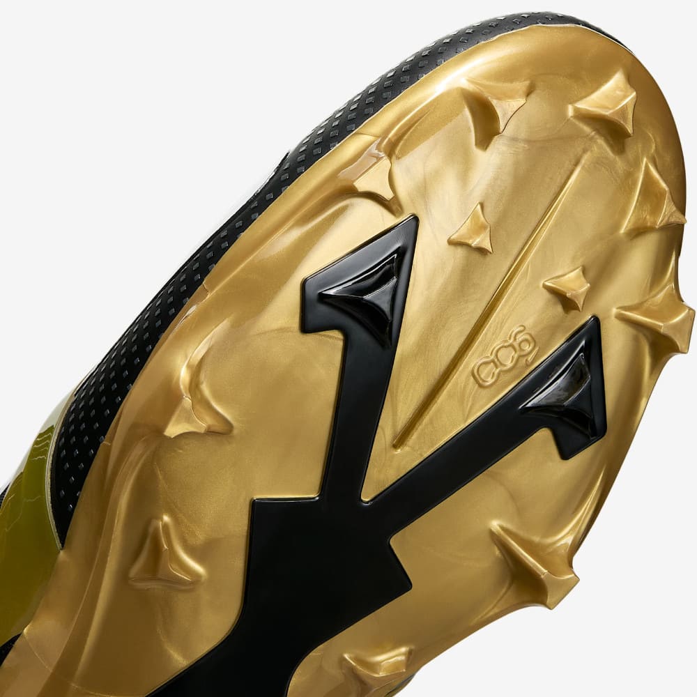 Playmaker Base: American Football Schuhe Nike Alpha Menace 4 Pro Schwarz-Gold Produktbild 6