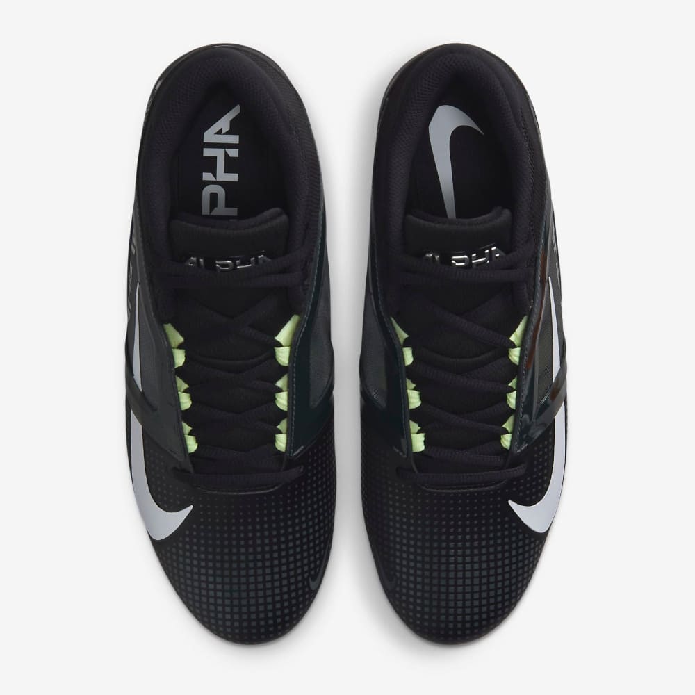 Playmaker Base: American Football Schuhe Nike Alpha Menace 4 Pro Schwarz-Neon Produktbild 3