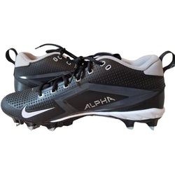 Playmaker Base: American Football Schuhe Nike Alpha Menace 4 Varsity Schwarz-Weiß Produktbild 1