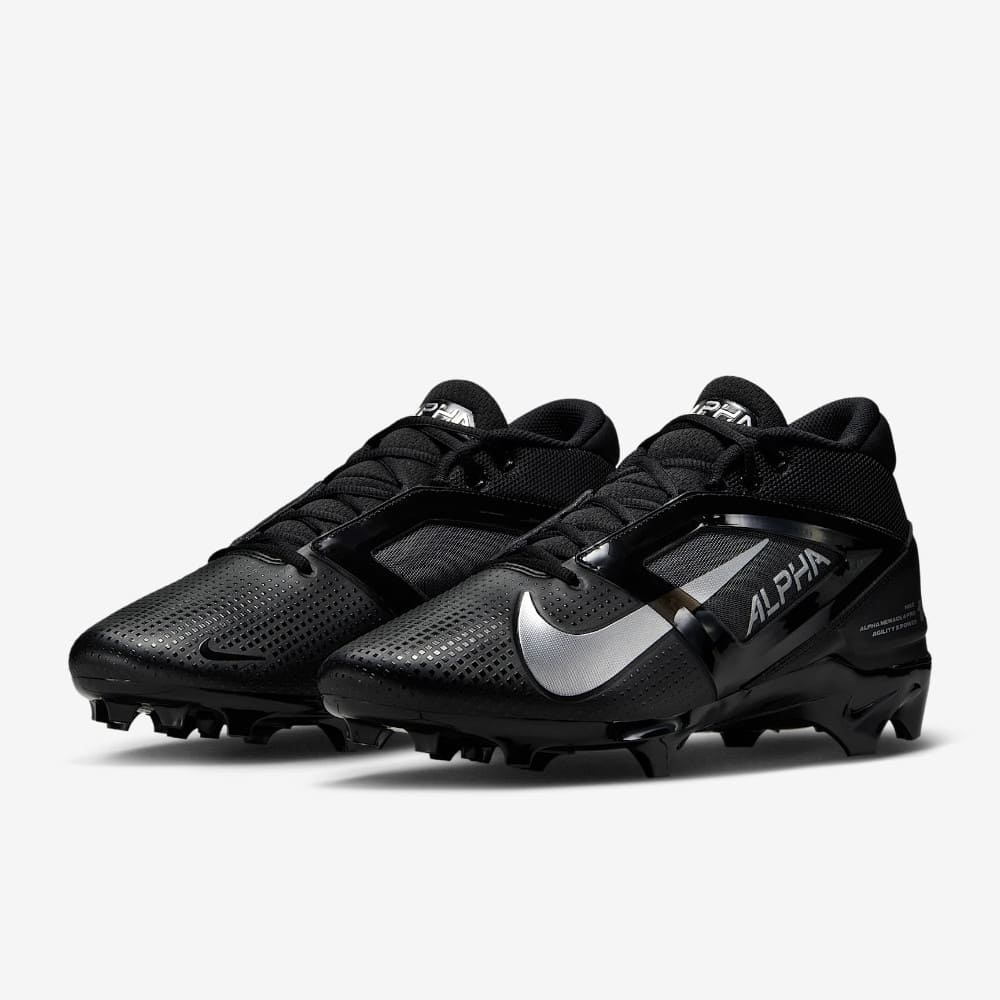 Playmaker Base: American Football Schuhe Nike Alpha Menace 4 Pro Schwarz Produktbild 2