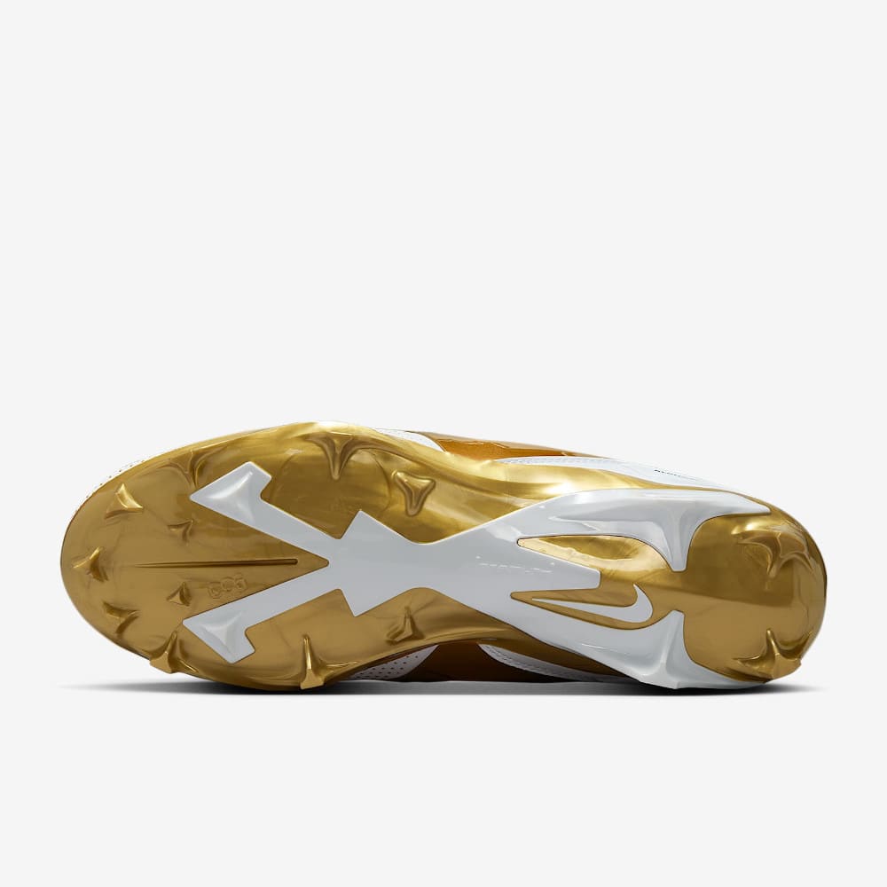 Playmaker Base: American Football Schuhe Nike Alpha Menace 4 Pro Weiß-Gold Produktbild 5