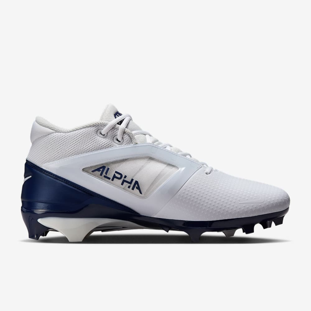 Playmaker Base: American Football Schuhe Nike Alpha Menace 4 Pro Weiß-Navy Produktbild 1